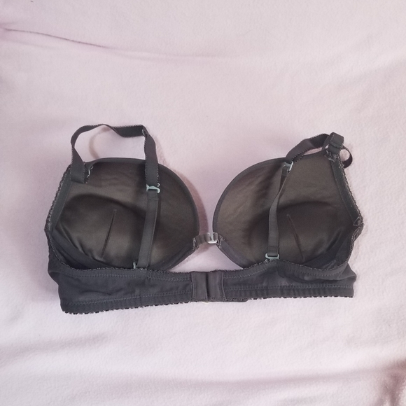 Aerie Grey Lace Sequined Scarlet Bra 34A - Picture 4 of 6